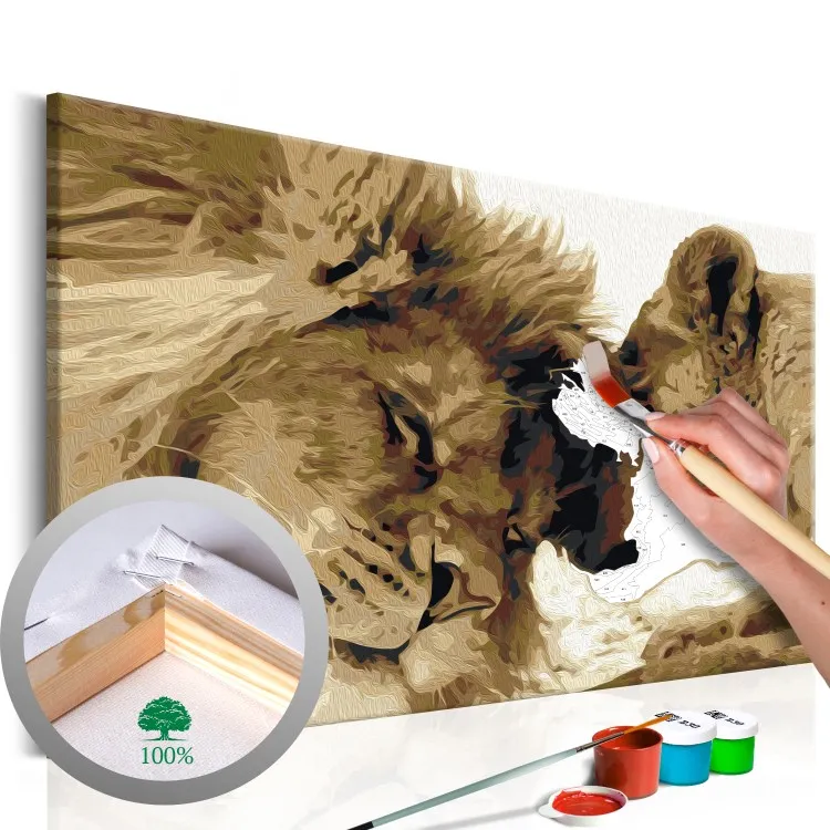 Lion et lionne (amour)