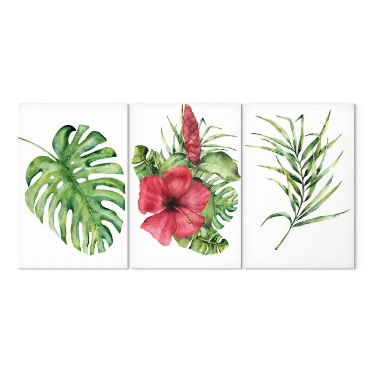 Red Hibiscus (3 Parts)