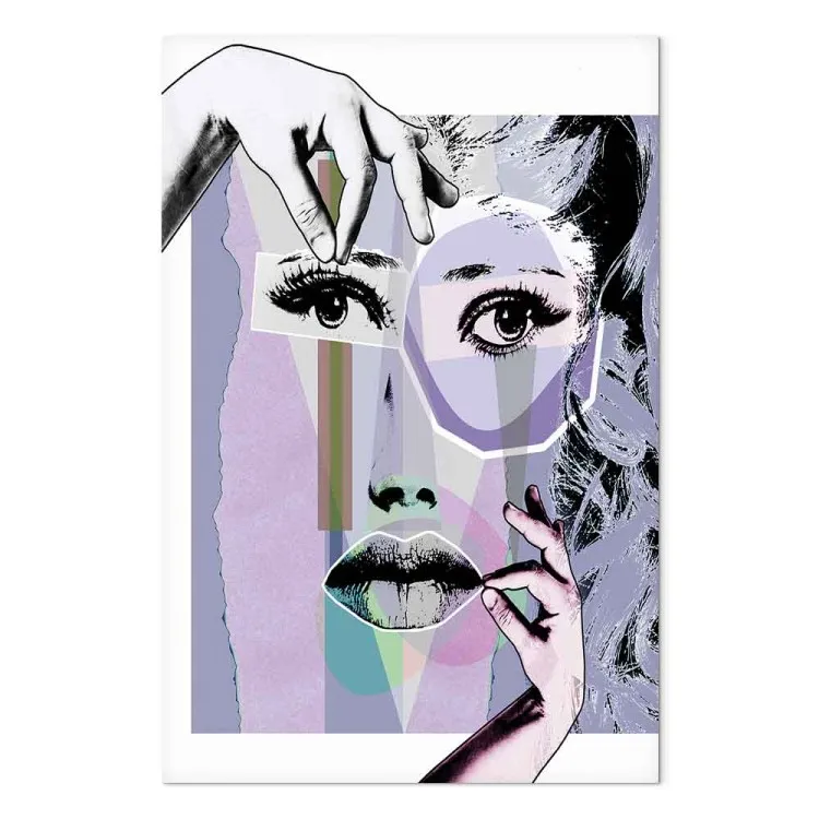 Portrait d'une femme (1 pièce) - art abstrait moderne