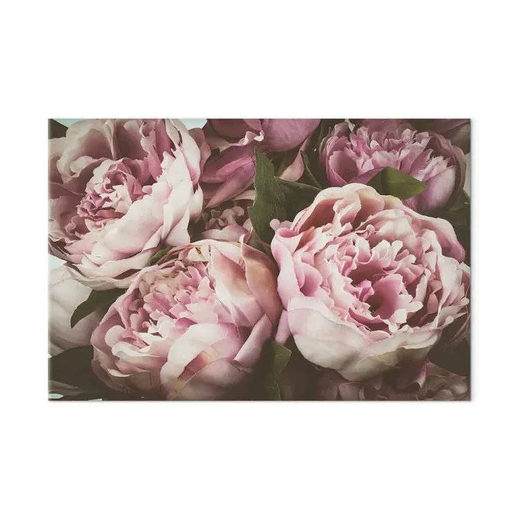 Bouquet de fleurs pastel (1 pièce) - pivoines dans des tons roses