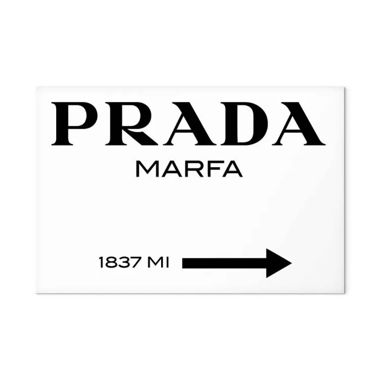 Prada Marfa noir et blanc