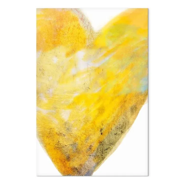 Peint avec le cœur (1 partie) - art de l'amour en jaune