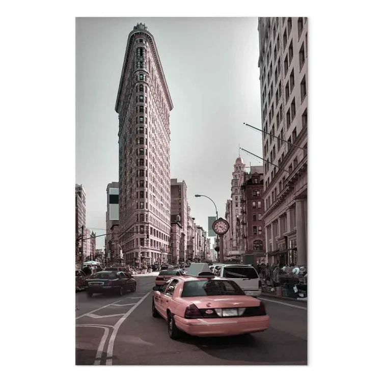 Flatiron Building à New York - une photo de rue et d'architecture