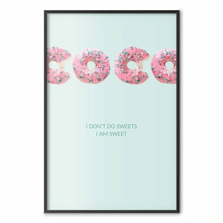 Mode Sucrée - donuts abstraits sur fond pastel