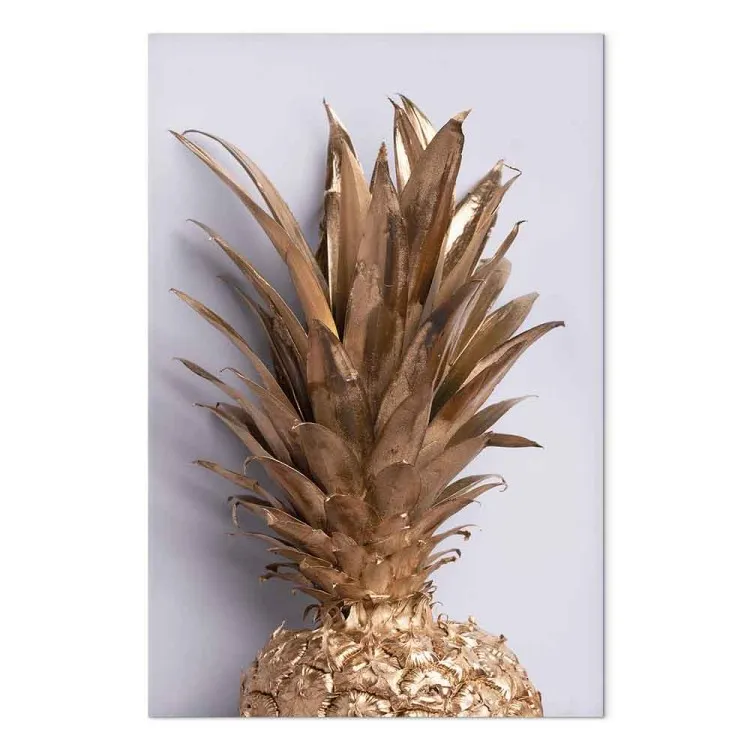 Fruit Doré (1 partie) vertical - nature morte d'ananas doré