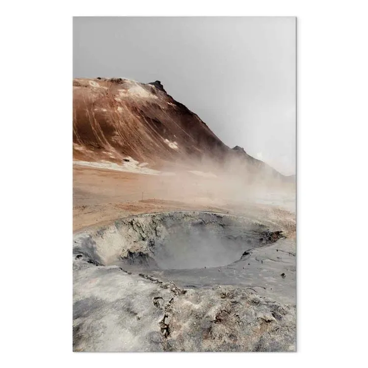 Souffle chaud de la Terre (1 partie) vertical - paysage brumeux