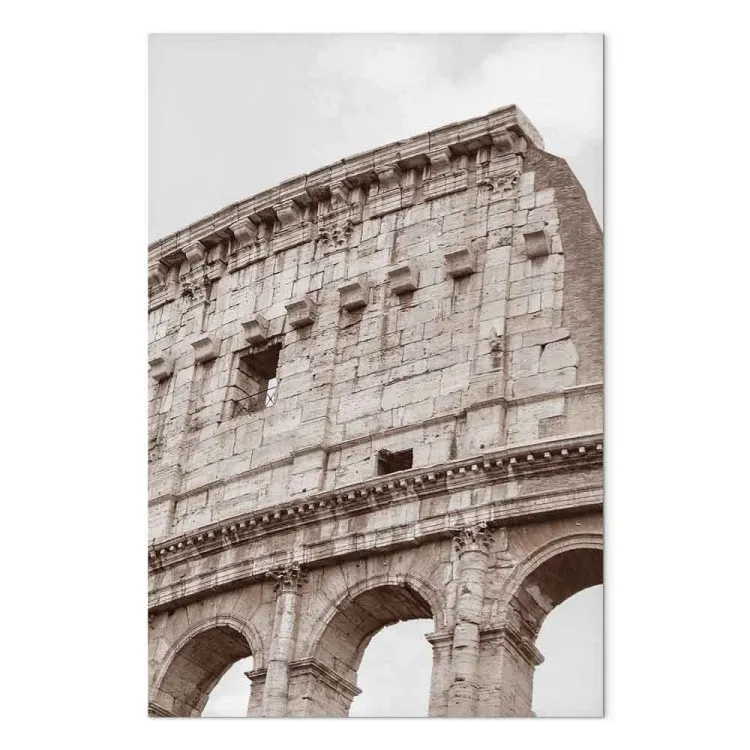 Colisée (1 partie) vertical - architecture de Rome en sépia