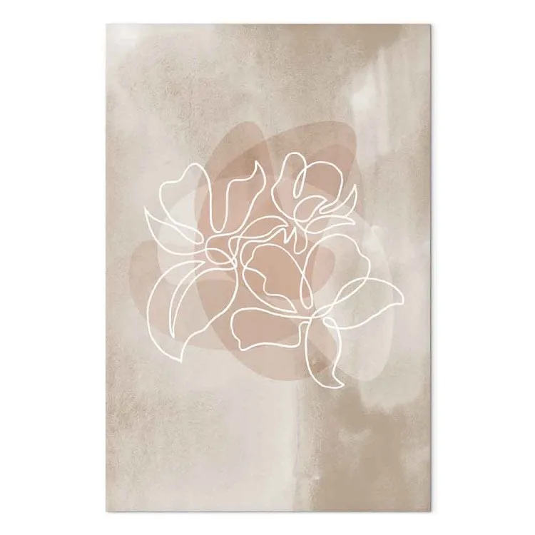 Épanouissement odorant (1 partie) vertical -abstraction florale