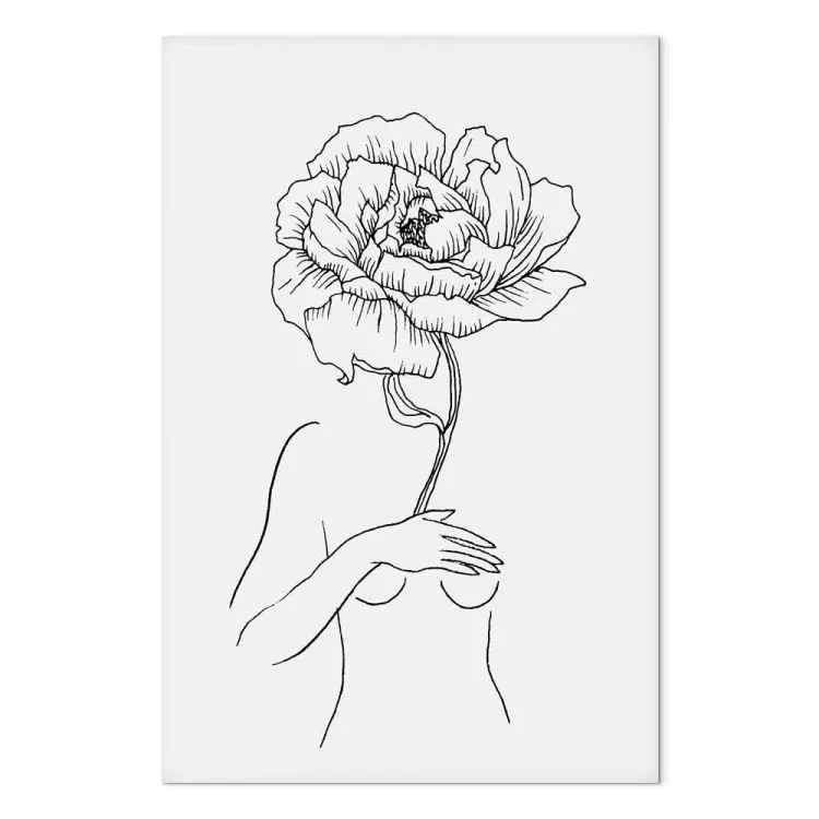 Épanouissement Sensuel (1 partie) vertical - femme abstraite