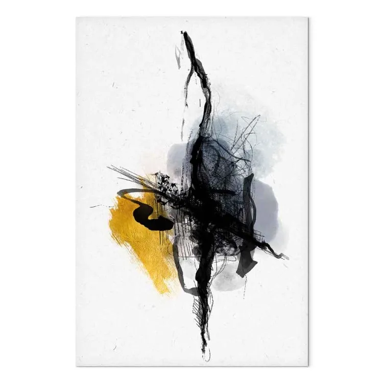 Torrent Agité (1 partie) vertical - Abstraction artistique