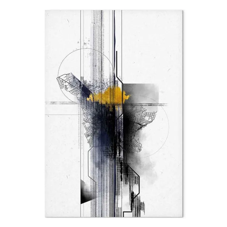 Voyage Sentimental (1 partie) vertical - Abstraction industrielle