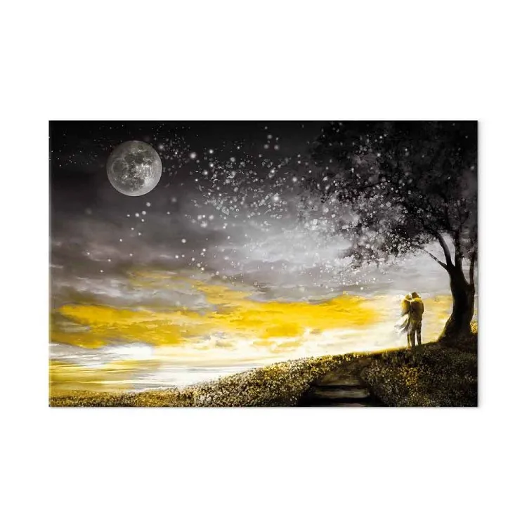 Amour Sans Fin (1 partie) large - Paysage d'un couple romantique