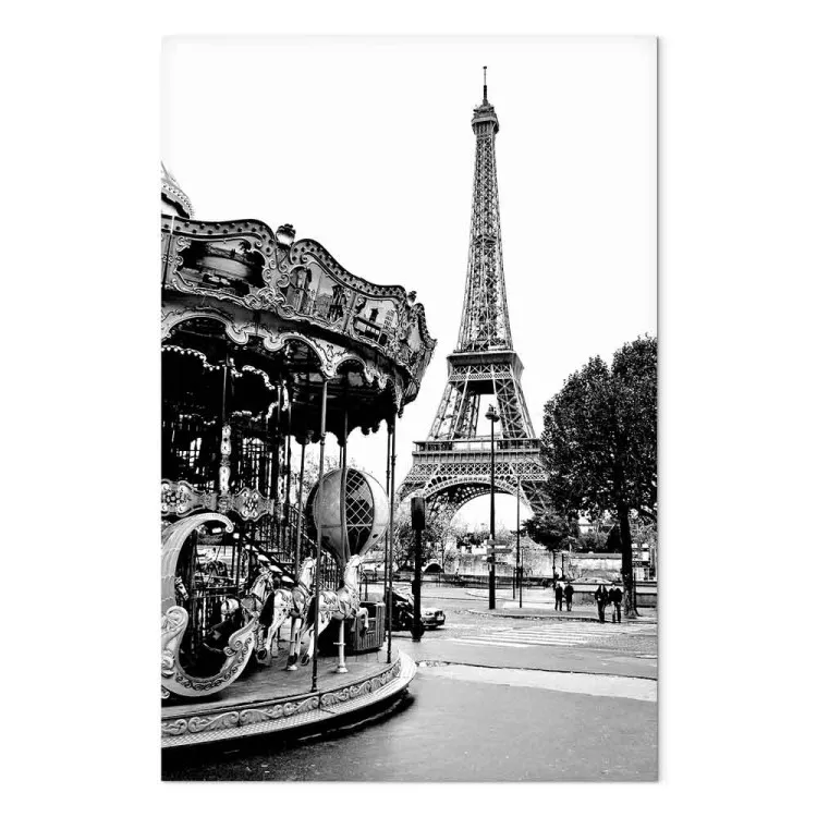 Carrousel à la Tour Eiffel - une photo de l'architecture parisienne