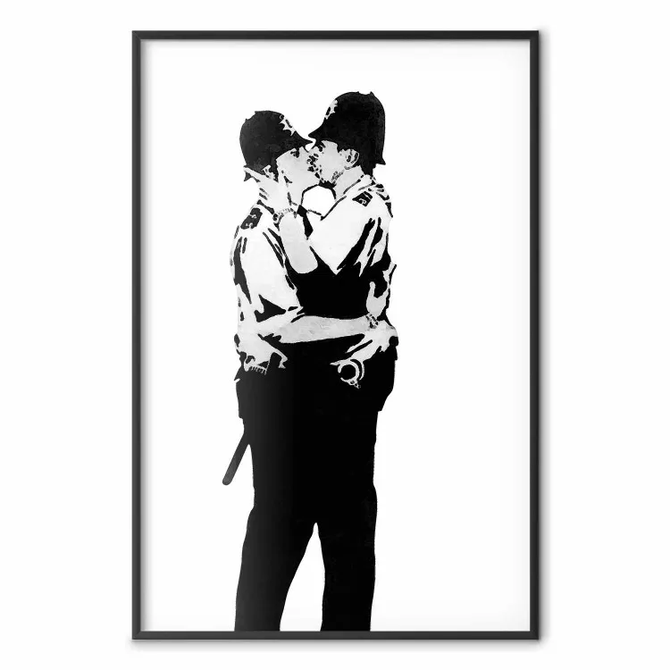 Kissing Coppers de Banksy - policiers britanniques s’embrassant