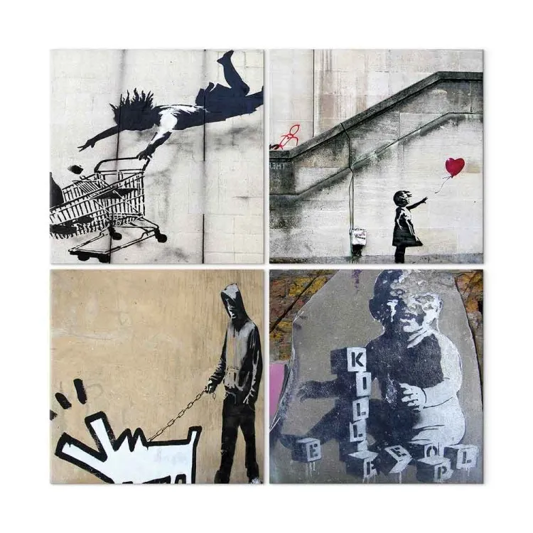 Banksy - quatre idées créatives