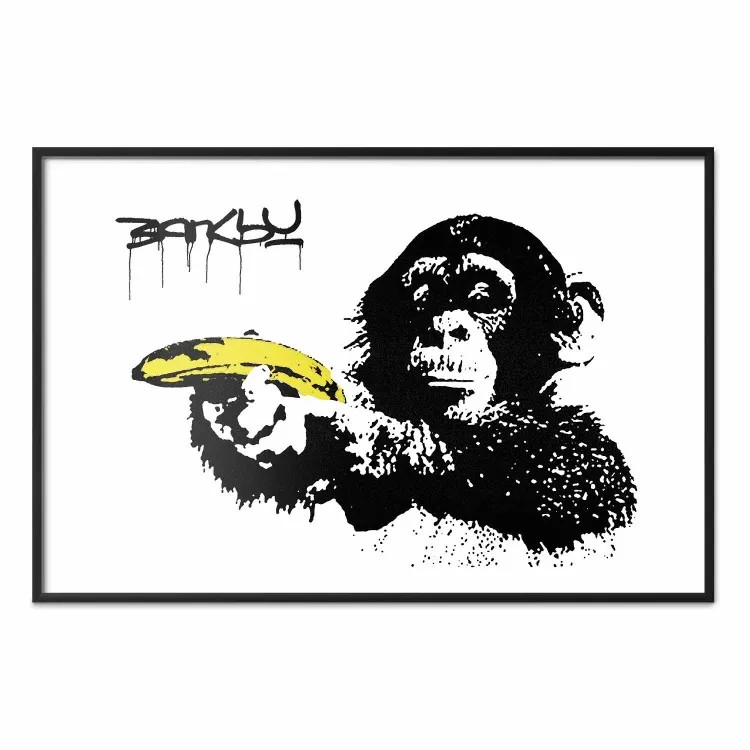Singe avec banane