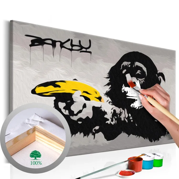 Singe graffiti (Banksy, Street art)