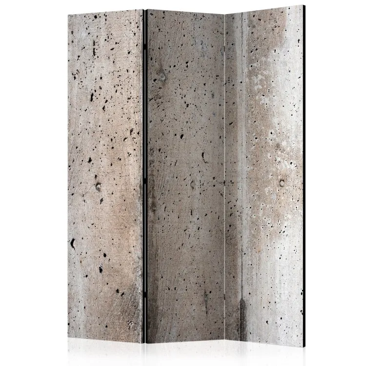 Vieux béton (3 panneaux) - composition industrielle sur fond de béton
