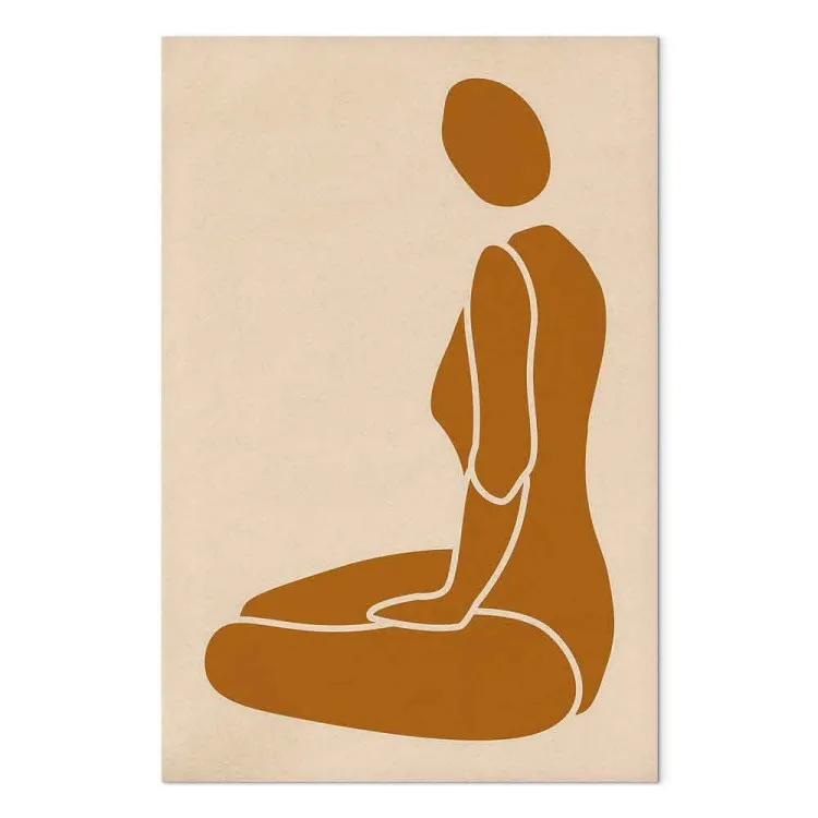 Figure d'une femme - une abstraction de style japonais