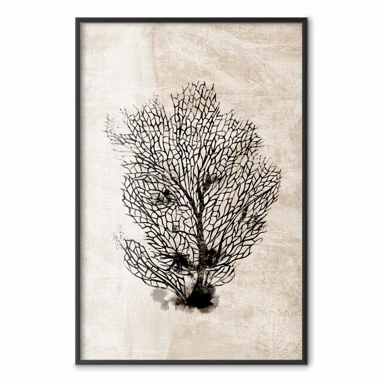 Flore marine - illustration d'un motif végétal style marin