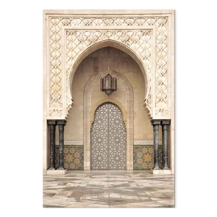 Portes du palais (1 partie) vertical - Architecture de porte marocaine