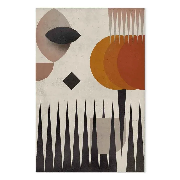 Formes de la nature - une abstraction avec des montagnes et du ciel