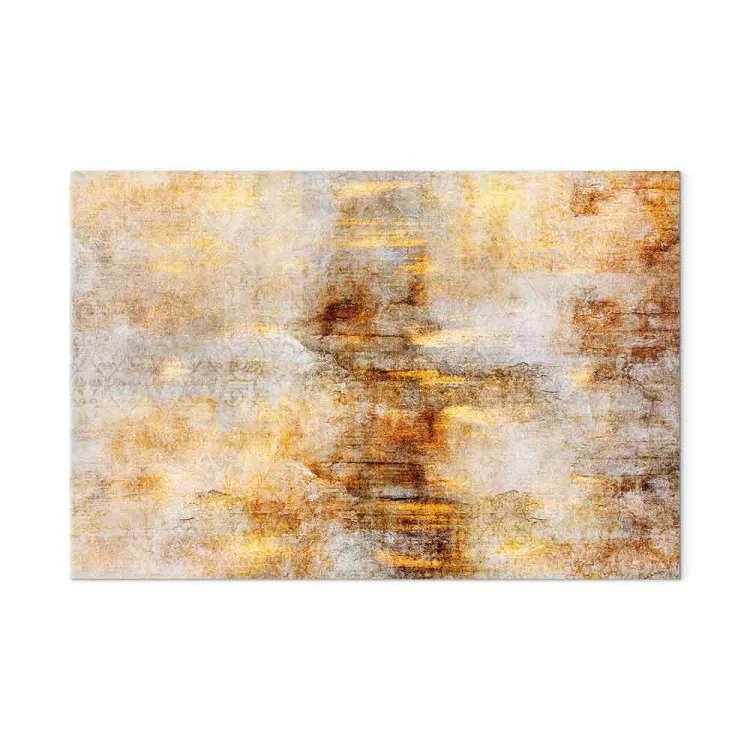 Foudre dorée (1 partie) large - Abstraction moderne dorée