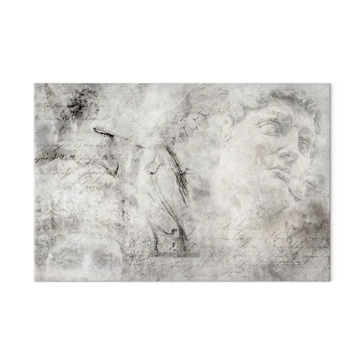 Souvenir de la Renaissance - une abstraction avec des sculptures