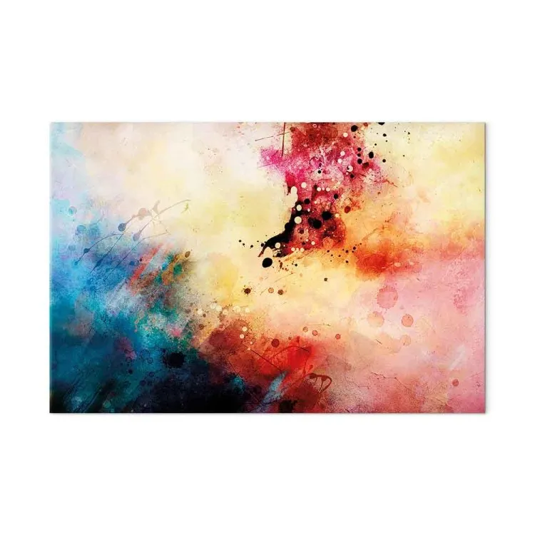 Symphonie des couleurs (1 partie) large - Aquarelle colorée abstraite