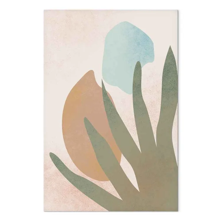 Agave au soleil (1 partie) vertical - Motif abstrait boho