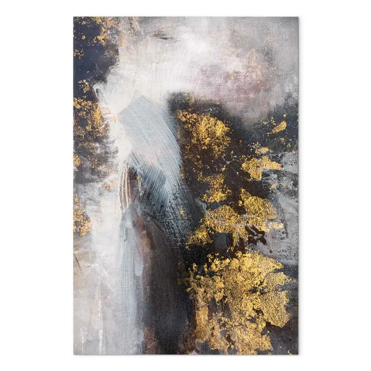 Toison d'or (1 partie) vertical - Texture abstraite moderne
