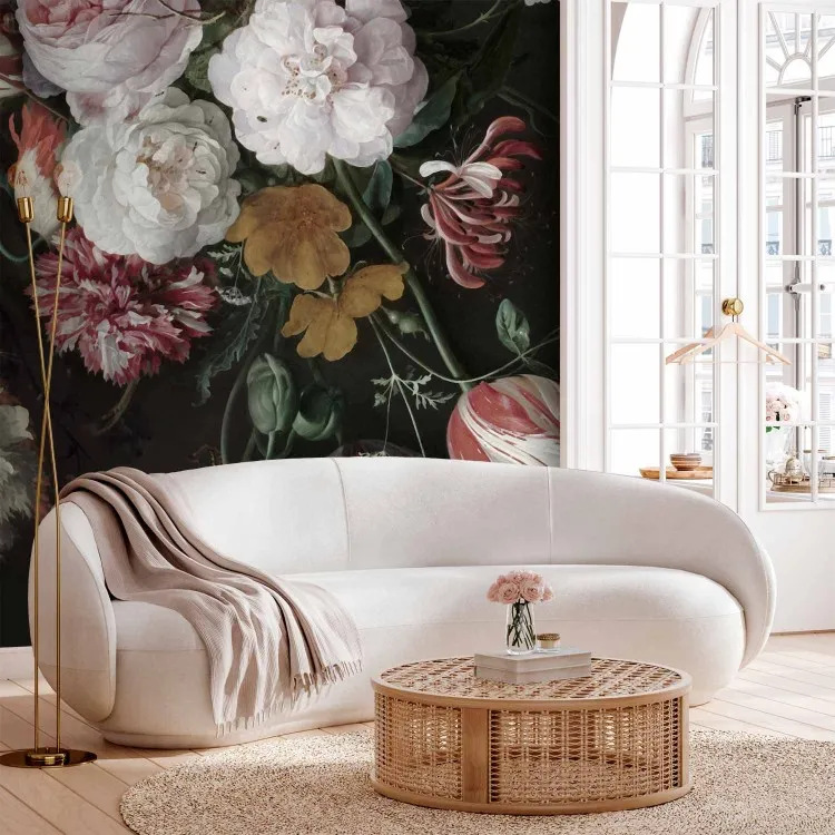 Fleurs dans un style vintage