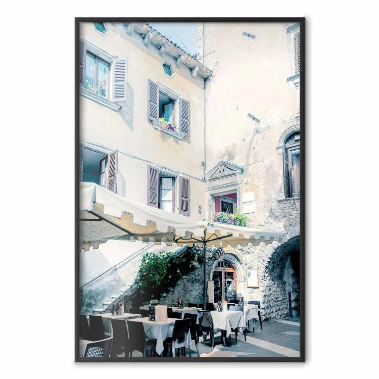 Restaurant italien - architecture charmante d'une ville majestueuse