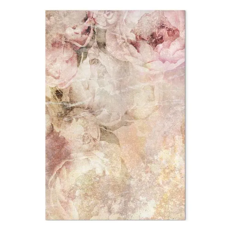Pivoines d'été - une composition florale dans un style rustique