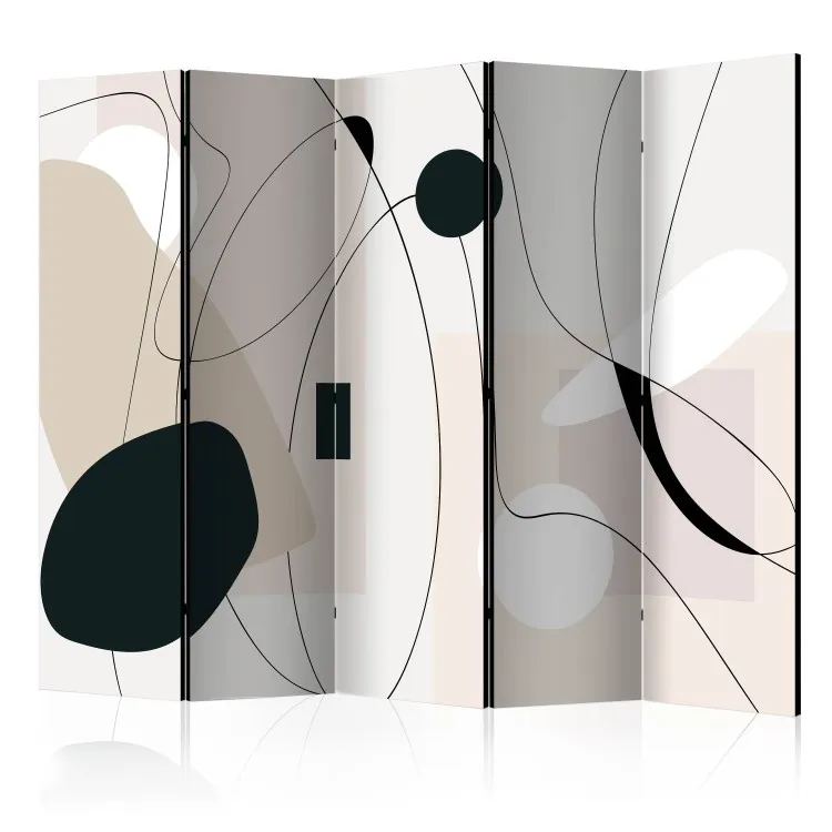 Vagues de formes II - abstraction, scandiboho