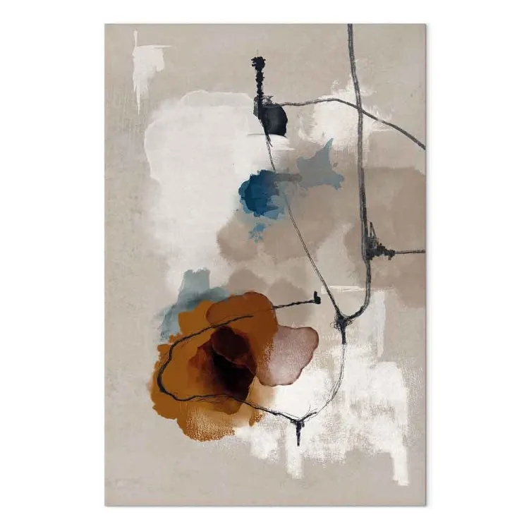 Paysage d'été (1 partie) vertical - Motifs abstraits en style boho