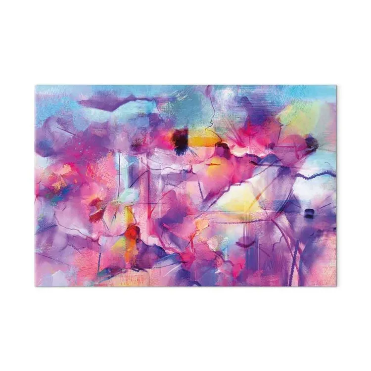 Couleurs folles (1 partie) large - Abstraction aquarelle