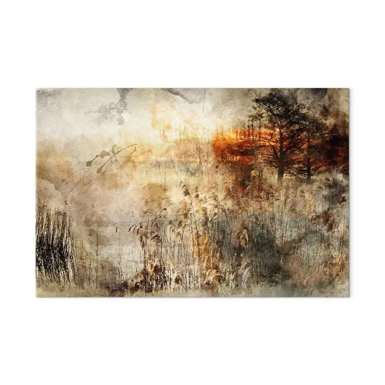 Champs sauvages (1 partie) large - Herbes et arbres des champs