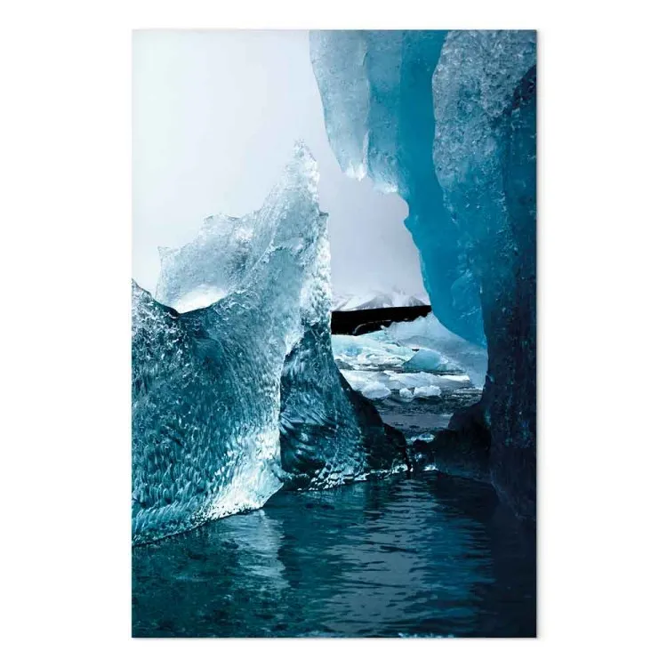 Abstraction glacée (1 partie) - Paysage hivernal