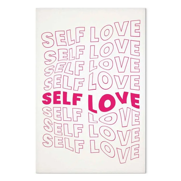 Mantra d'amour (1 partie) vertical - Inscription répétée