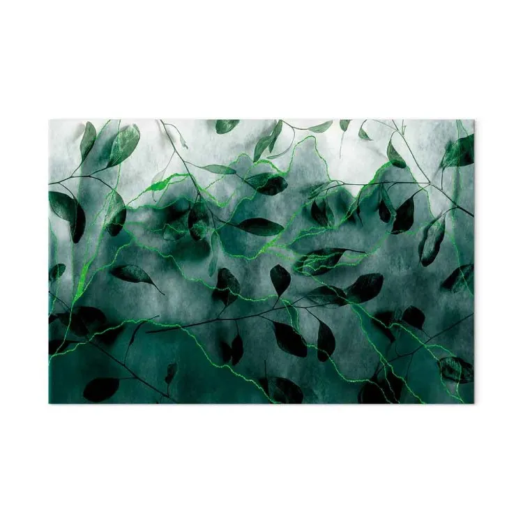Immergé dans le vert (1 partie) - Feuilles au milieu de la jungle