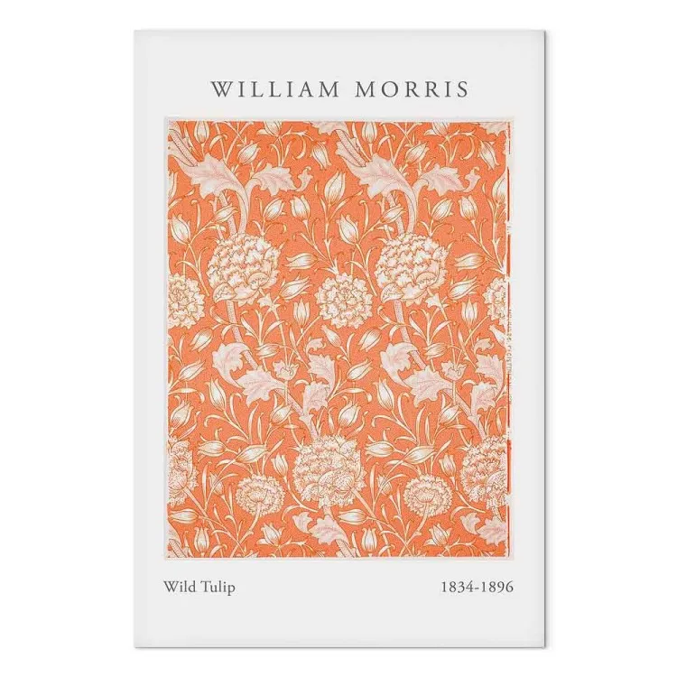 Tulipes de William Morris (1 partie) vertical - Composition végétale