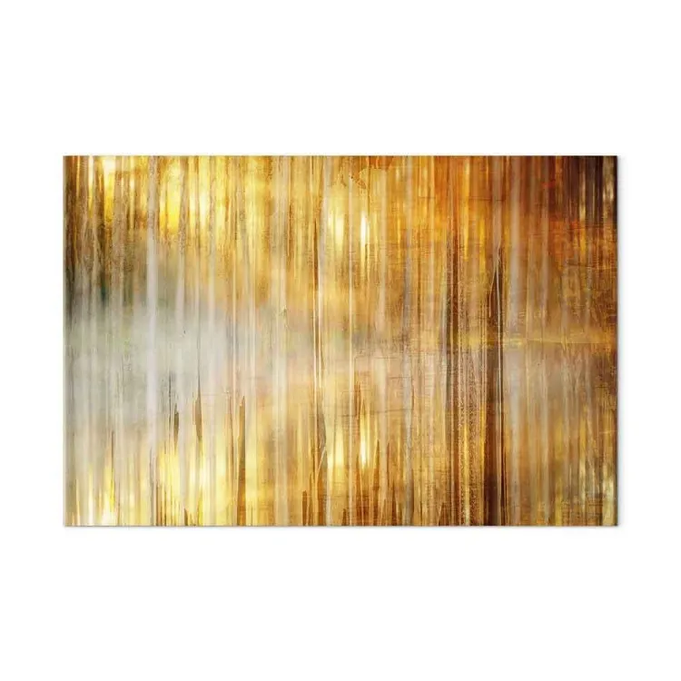 Matin sur la baie (1 partie) large - Abstraction dorée