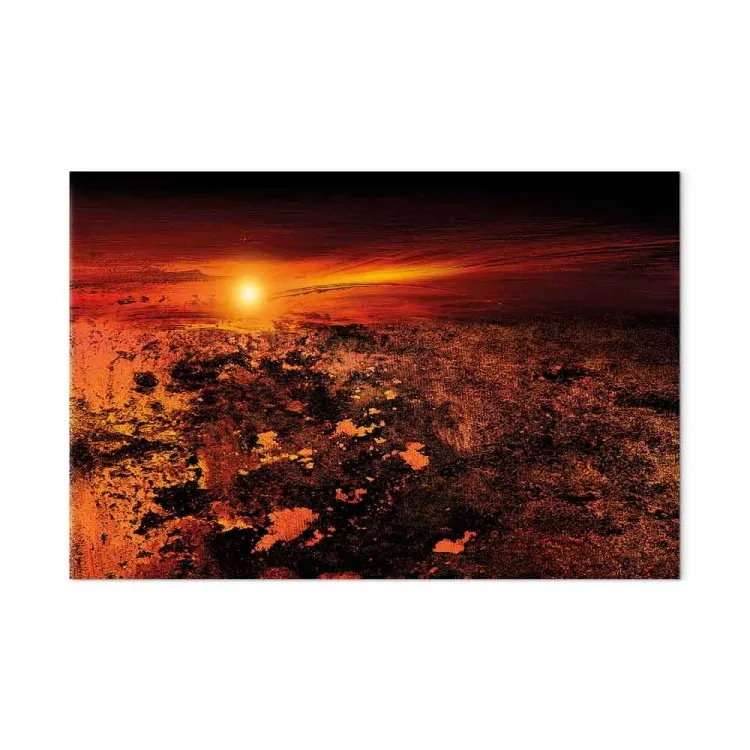 Paysage (1 partie) - Coucher de soleil