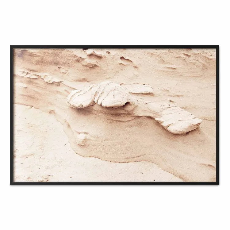 Texture rocheuse - partie d'une formation de sable