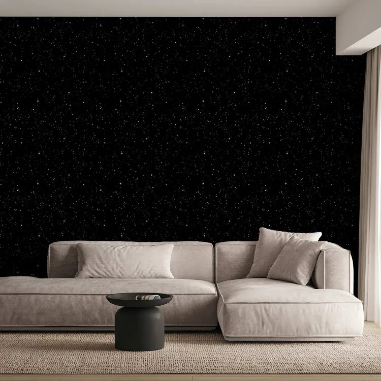 Cosmos - ciel nocturne étoilé sur fond galactique