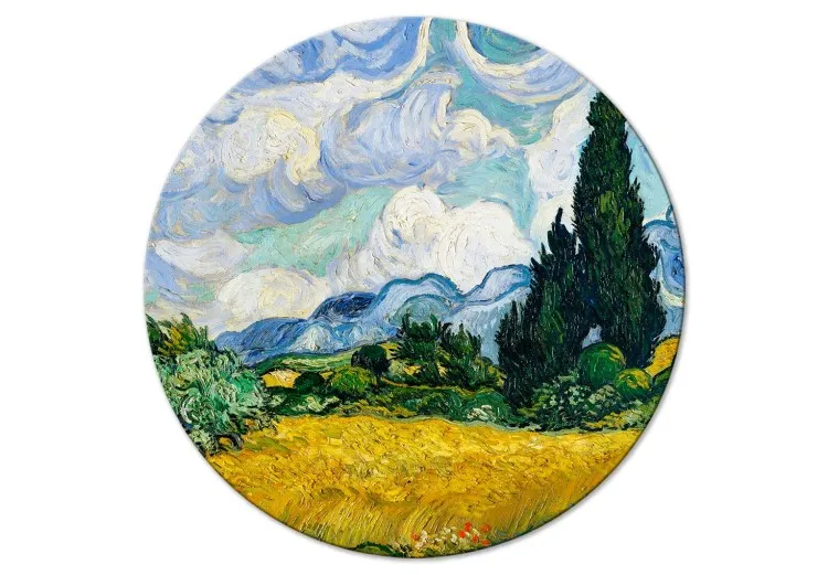 Vincent Van Gogh - Paysage avec champ de blé jaune