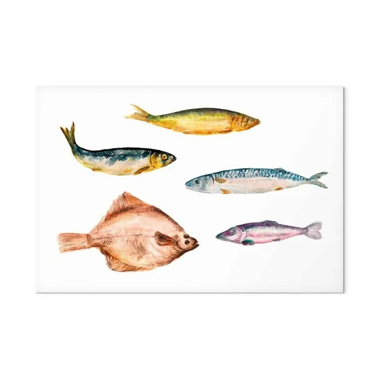 Poissons marins (1 partie) - composition avec faune sous-marine