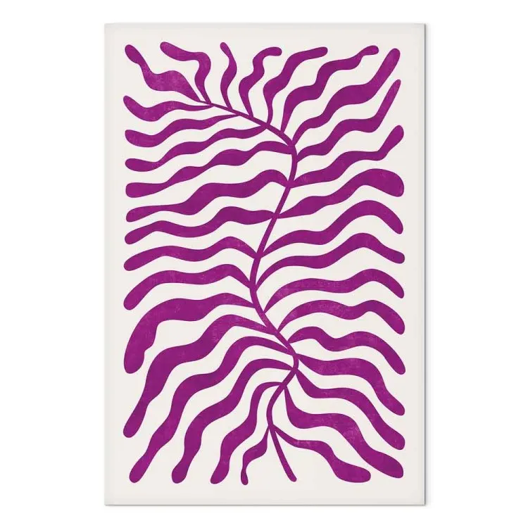 Abstraction géométrique (1 partie) - formes et motifs violets