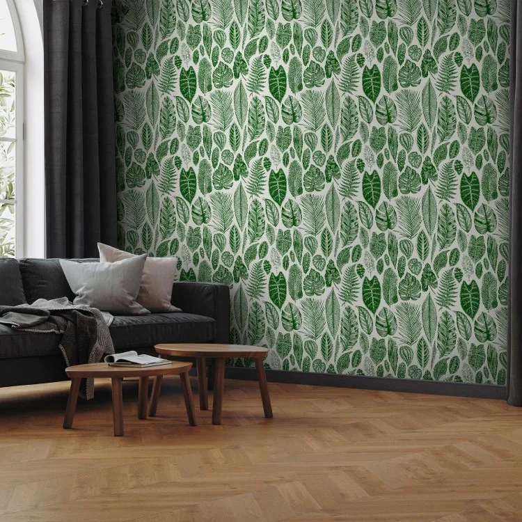 Nature verdoyante - différentes espèces de feuilles